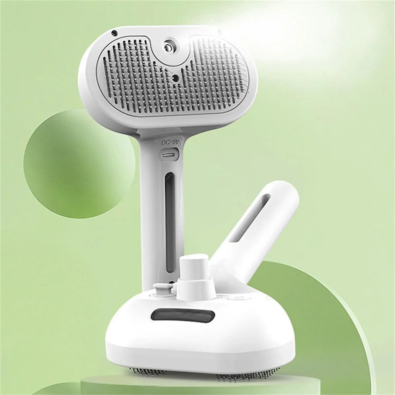 Brosse vapeur pour chien, brosse électrique 3 en 1 pour poils de chat, avec  Massage.