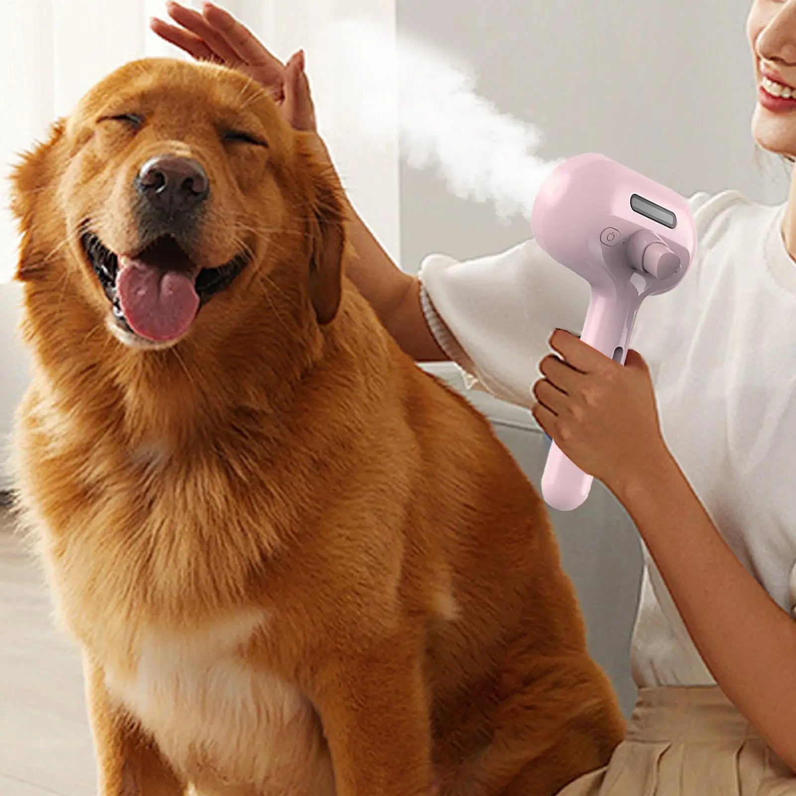 Brosse vapeur pour chien, brosse électrique 3 en 1 pour poils de chat, avec  Massage.